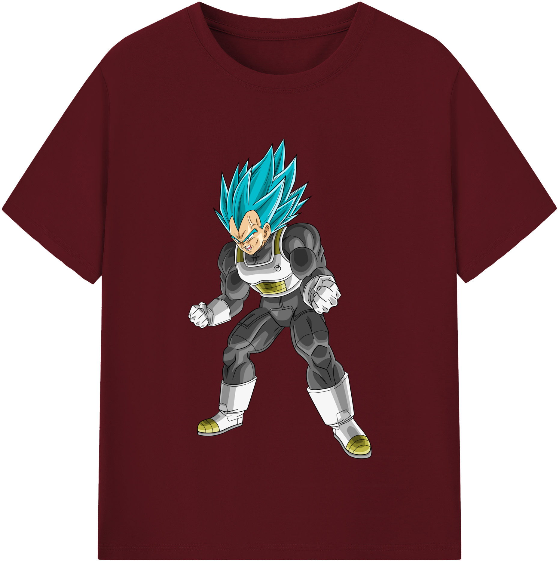 （画像用） ドラゴンボール ベジータ四世（Bejīta Yonsei）DRAGON BALL Vegeta IV 綿100％半袖Tシャツ（フロントプリント）